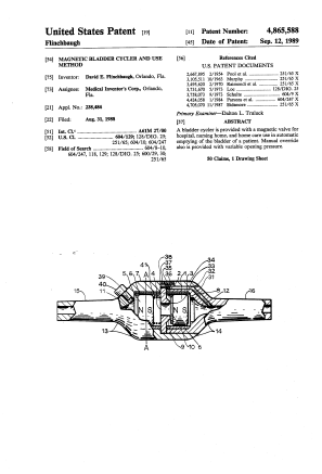 Dr. David Flinchbaugh Patent 4865588